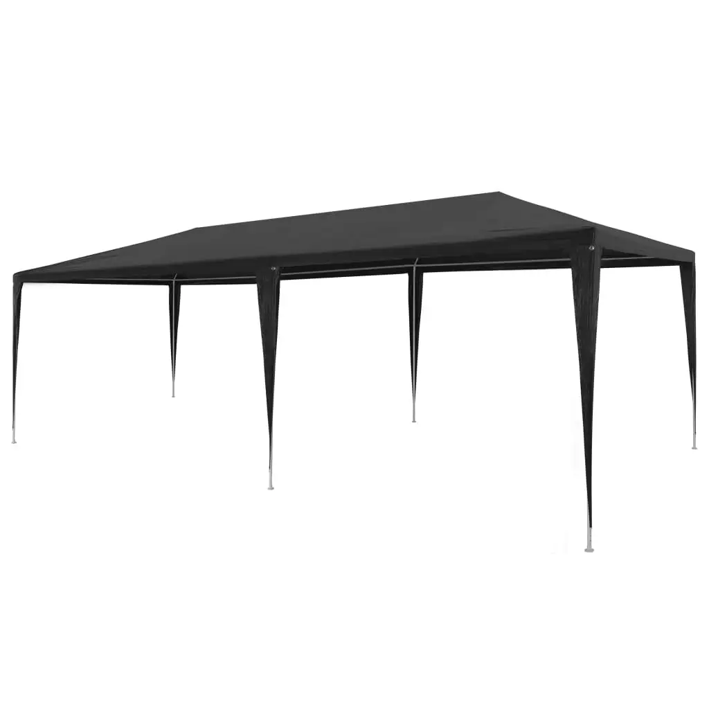 

Party Tent, Garden Decoration, 3x6 m PE Anthracite