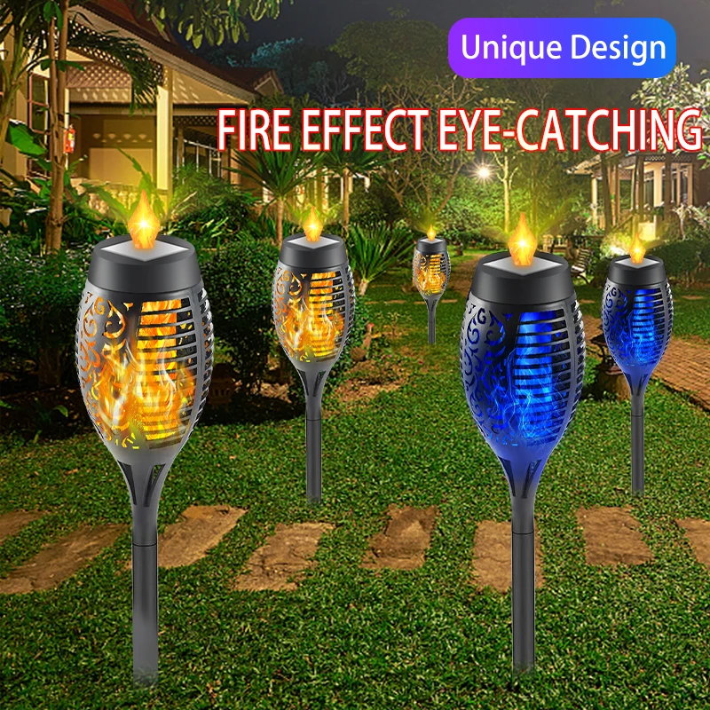 Pаспродажа 1/2/4/6/8 шт. новый фонарь на солнечной батарее с мерцающим светом, водонепроницаемый садовый декоративный уличный фонарь для газона, дорожек, д...