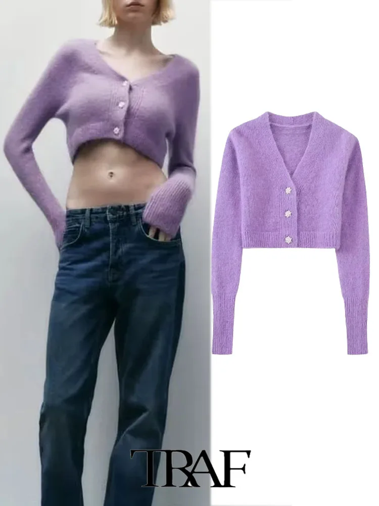 

Женское Короткое трикотажное пальто с длинным рукавом, шерсть и альпака