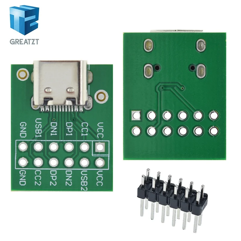 1/5 шт. USB-адаптер для тестовой платы