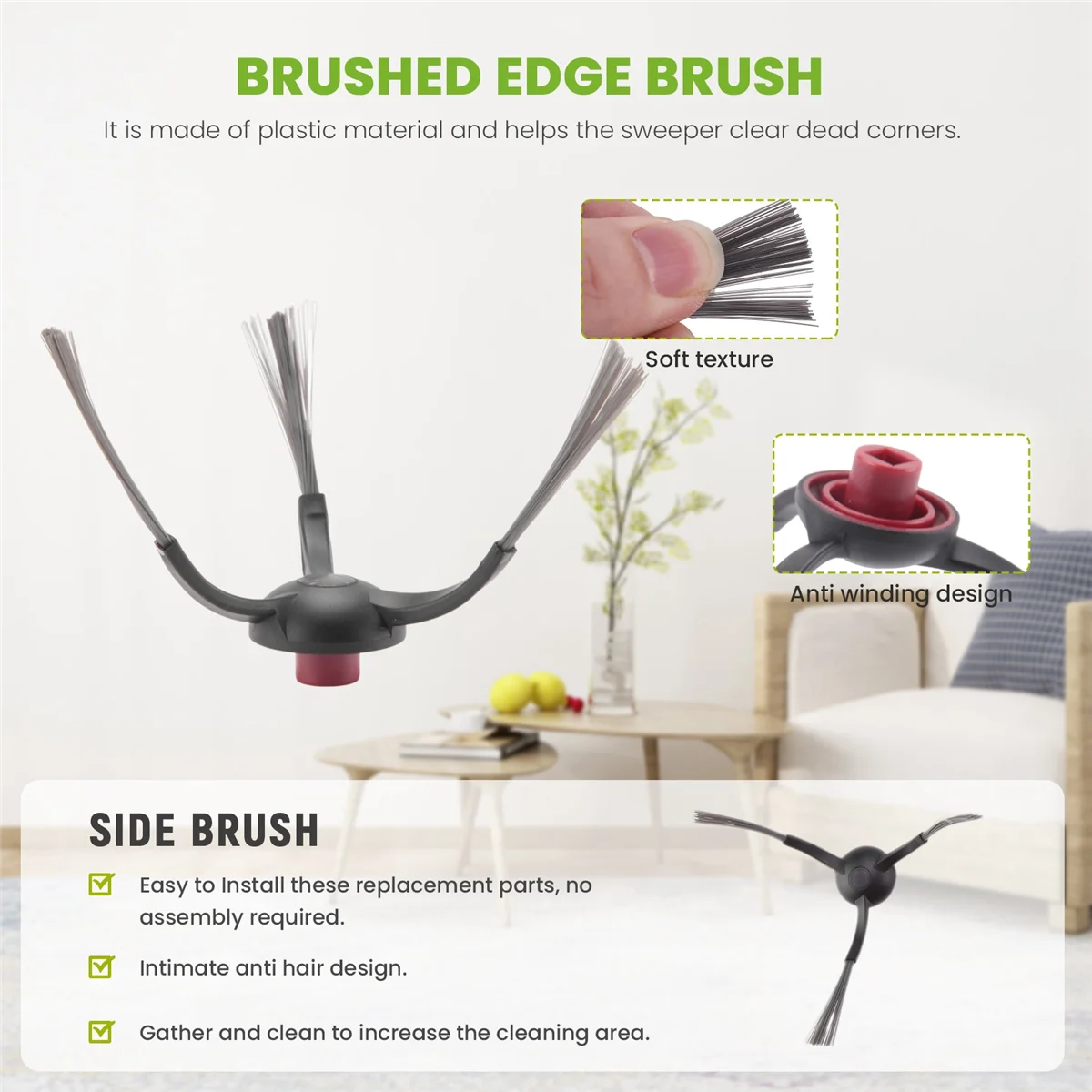 Комплект сменных аксессуаров подходящий для робота-пылесоса Vac/Vac Max/Vac Station