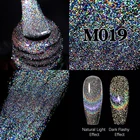 СВЕТООТРАЖАЮЩИЙ синий гель для ногтей с блестками лак, полуперманентный УФ-гель для ногтевого дизайна, цветной лак для ногтей