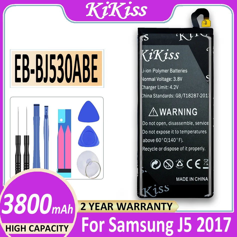 

Для SAMSUNG Аккумулятор для Samsung Galaxy J5 2017 EB-BJ530ABE 2017 Edition J530F J530G аккумулятор + Бесплатные инструменты