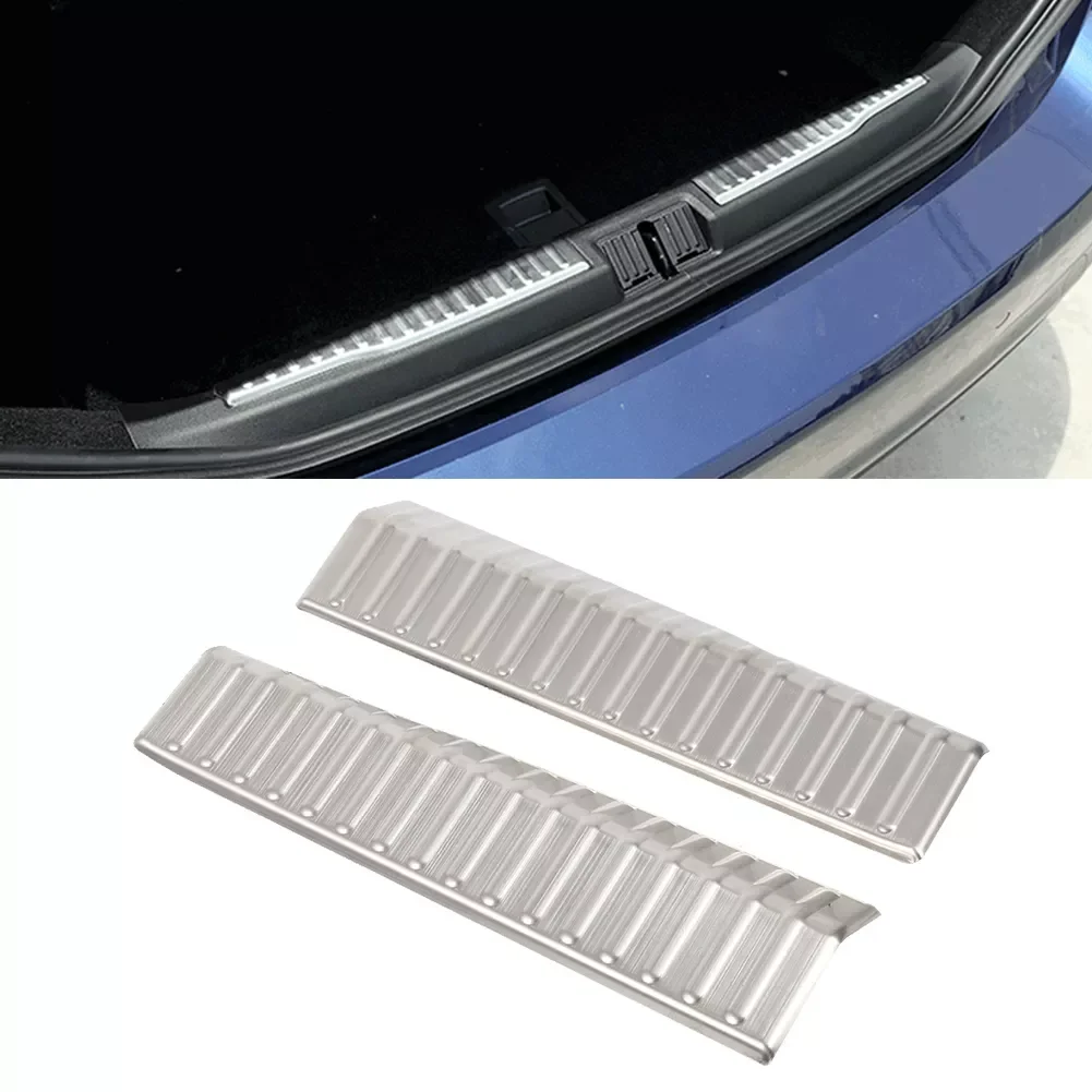 

2 pcs Car Door Protector Inner Rear Bumper Guard Trunk Edge Cover Trim Fit for Alfa Romeo Giulia 2017 car styling