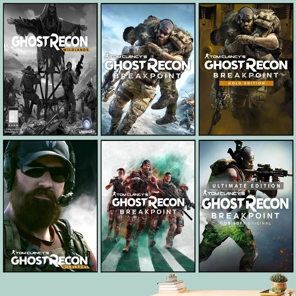 Ghost Recon Breakpoint игровой постер высококачественная цифровая печать на