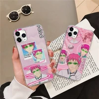 anime the disastrous life phone case transparent soft for iphone 12 11 13 7 8 6 s plus x xs xr pro max mini
