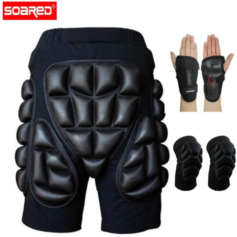 

SOARED Hip Pad Unisex Light Skateboard Snowboard Ski Hip Padded Shorts & Padded Pants Ski Protection Gear