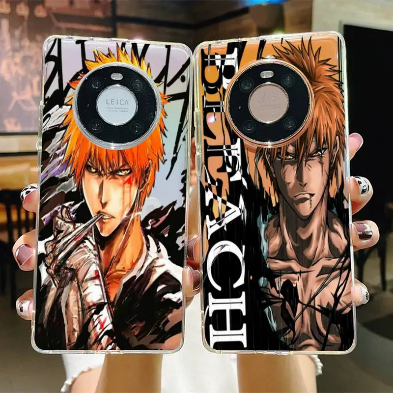 

Anime Bleach Kurosaki Ichigo Phone Case for Samsung S20 ULTRA S30 for Redmi 8 for Xiaomi Note10 for Huawei Y6 Y5 cover