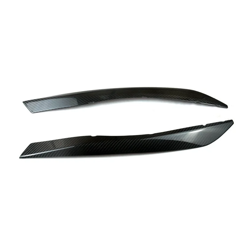 

For 2017-2020 -Audi A5 S5 Carbon Fiber Front Headlight Cover Head Light Lamp Eyelid Eyebrow Trim