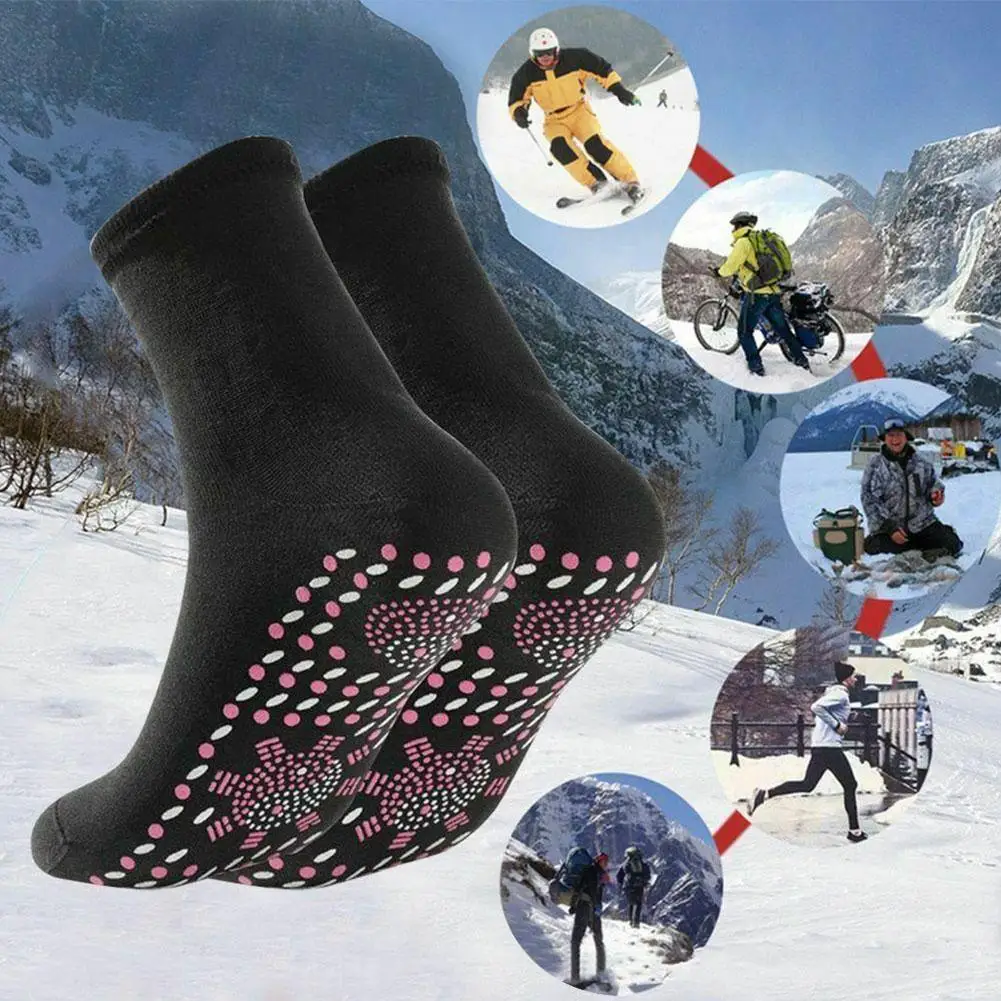 

Self-Heating Socks Tourmaline Magnetic Therapy Comfortable Breathable Foot Massager Pain Relief Magnetic Sock Winter Warm Sox