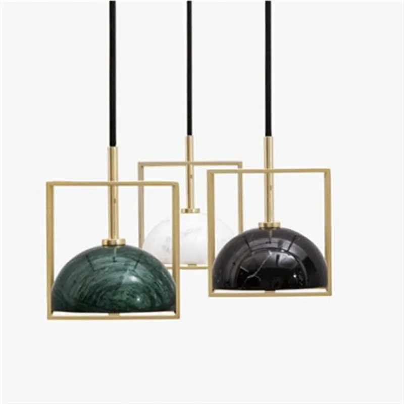 

Скандинасветильник шная прикроватная люстра, Современная Минималистичная лампа для ресторана, бара, Мраморная лампа