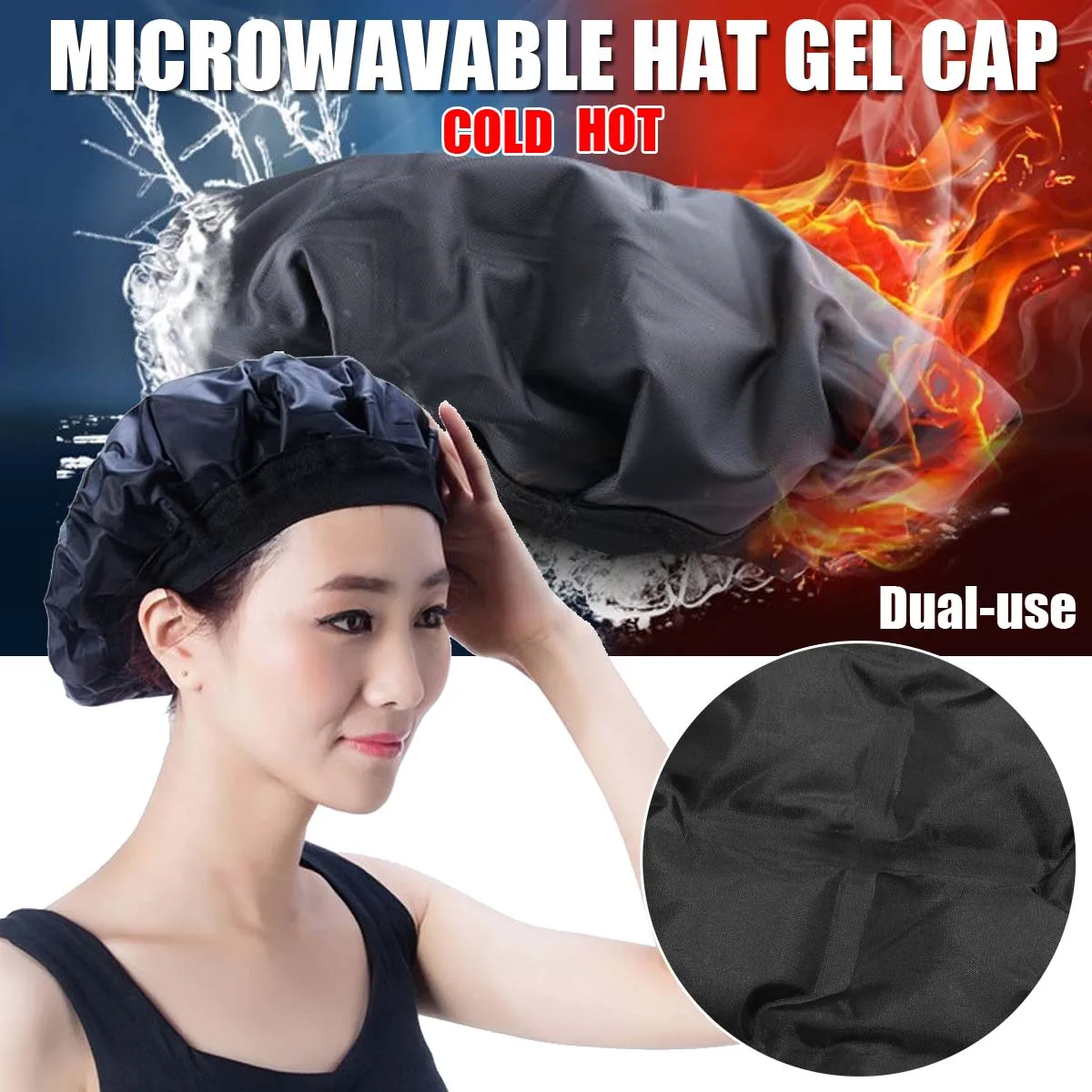 Recycle Hot&Cold Oil Heating Hair Cap Mask DIY Thermal Treatment Styling Tools