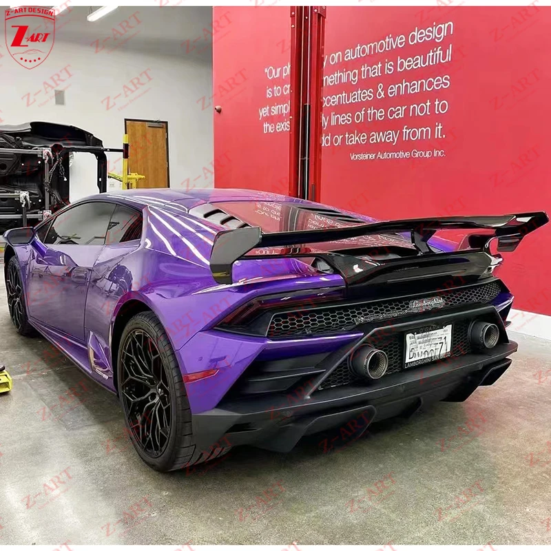 Заднее крыло из углеродного волокна для Lamboghini Huracan заднее LP580 LP610