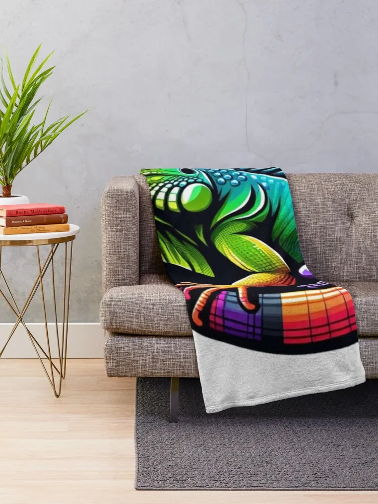 Радуга? Одеяло Гуаны Shaggy Retros идеи подарков на День святого Валентина Одеяла