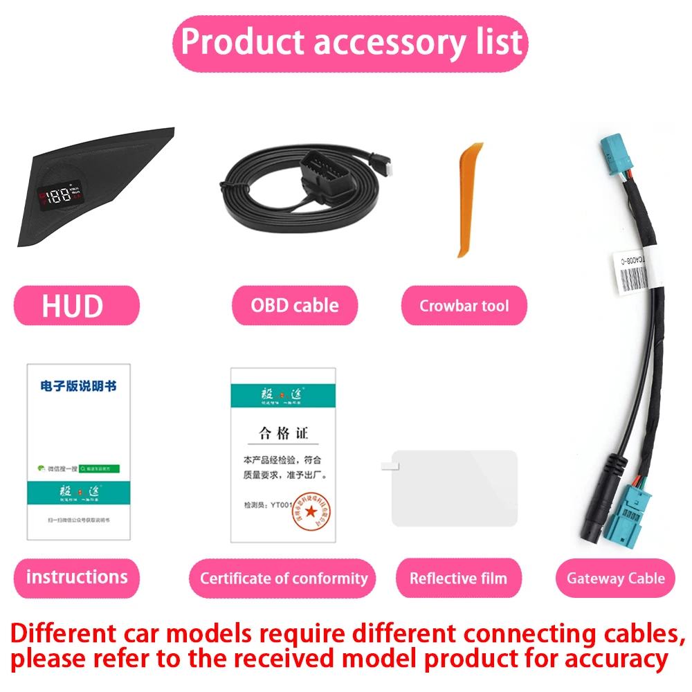 Автомобильный специальный скрытый HUD проекционный дисплей спидометра проектор