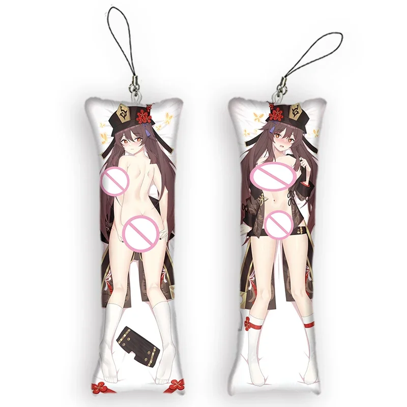 Модная мини-подушка Genshin Impact Hu Tao в стиле аниме с двусторонним принтом маленькая