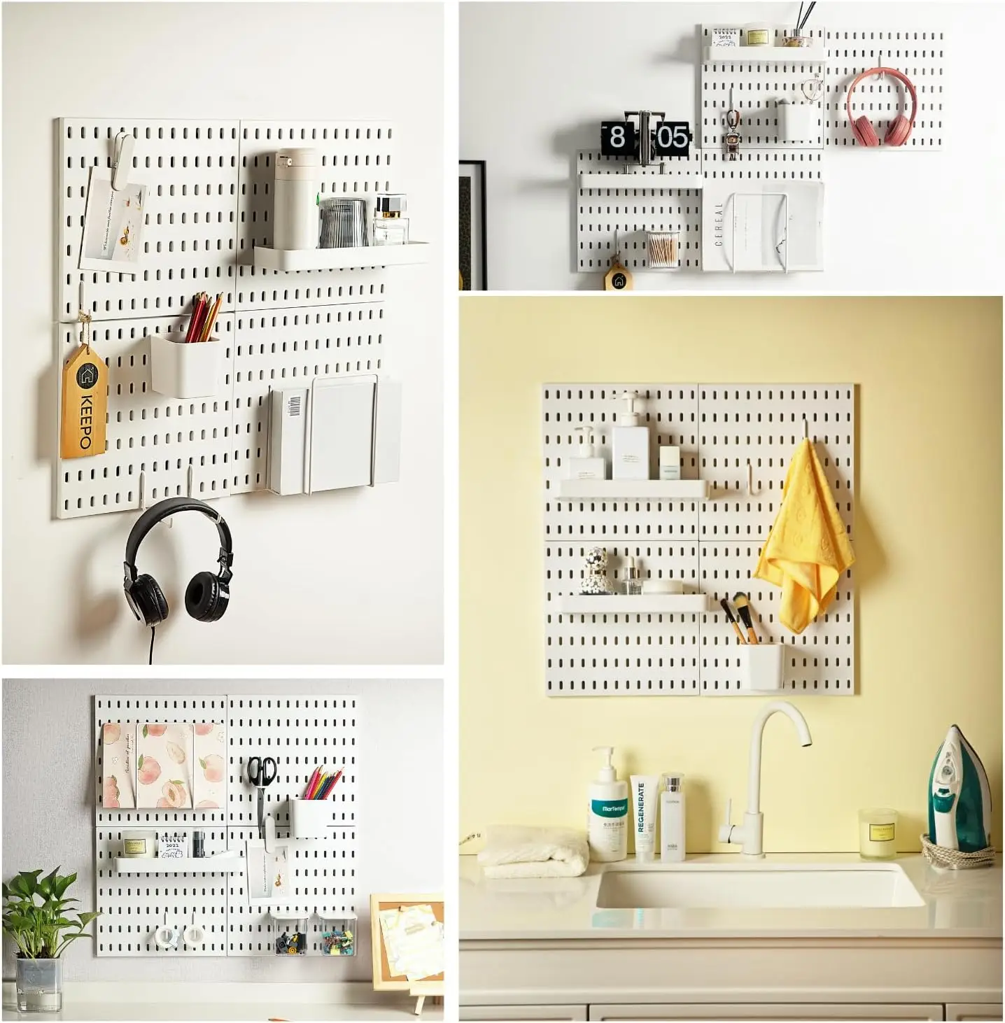 Комбинированный комплект Pegboard 4 Pegboards 13 аксессуаров модульная Подвеска для