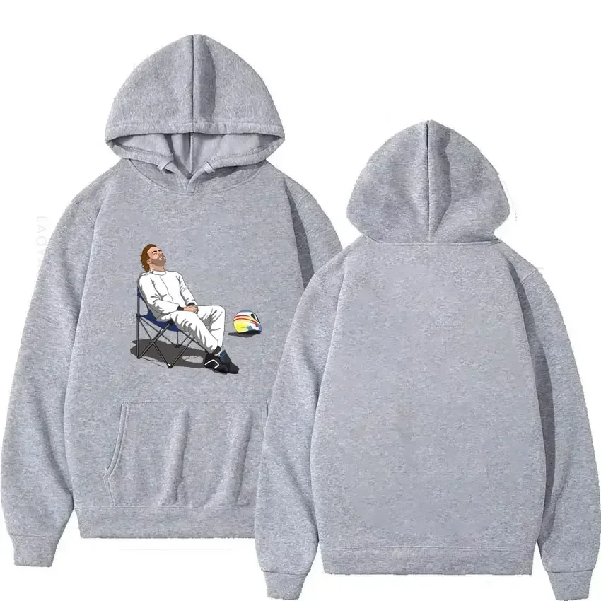 Толстовка с капюшоном вырезом для шезлонга Формулы 1 фернандо алонсо толстовка
