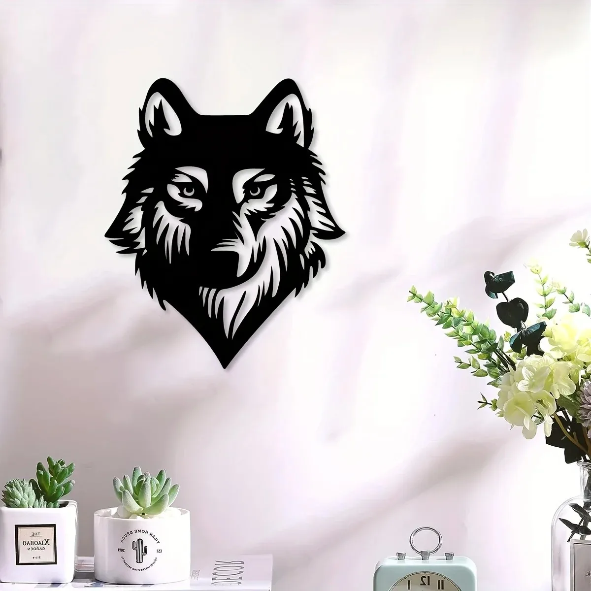 Голова Волка Гладильный Орнамент Настенное Искусство