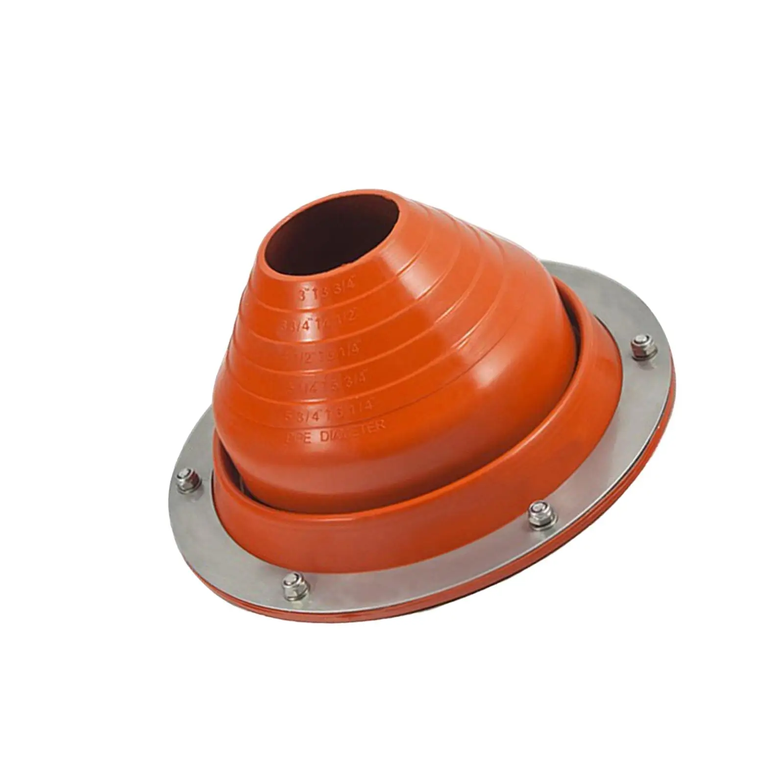 

Silicone Roof Pipe Flashing Od 3" to 6.3" Wood Burner Flue Pipe Fitting