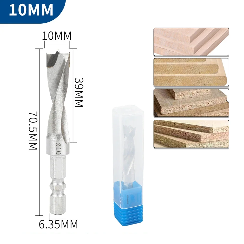 

1 шт. 6,5/8/9/10 мм сверло с шестигранной ручкой для разрушения твердой древесины, ДСП, деревообрабатывающие инструменты