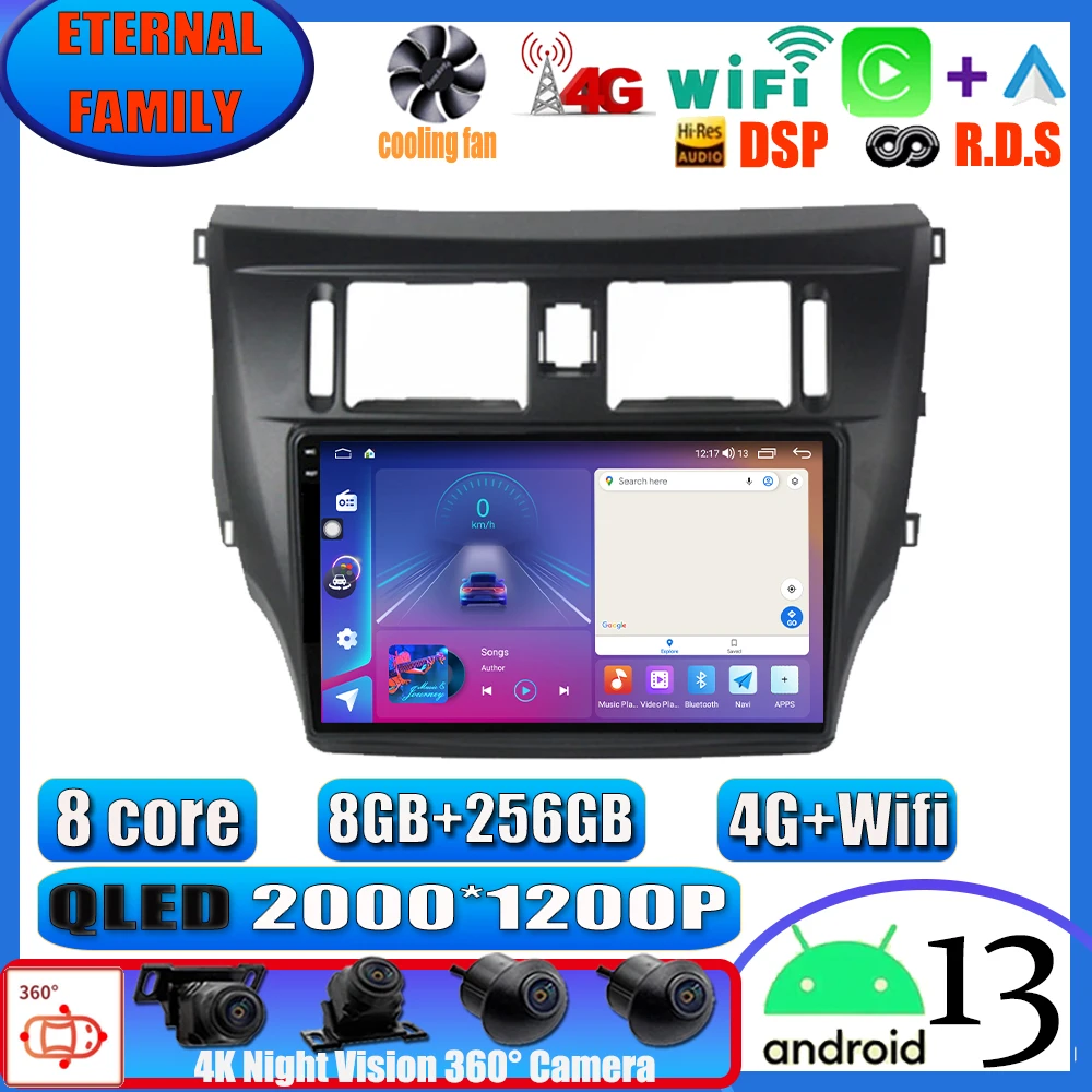 

Автомобильный экран для Great Wall Voleex Tengyi C30 2012-2014, 9 дюймов, Android 13, Carplay, мультимедийный видеоплеер, навигация, стерео, 4G, DVD