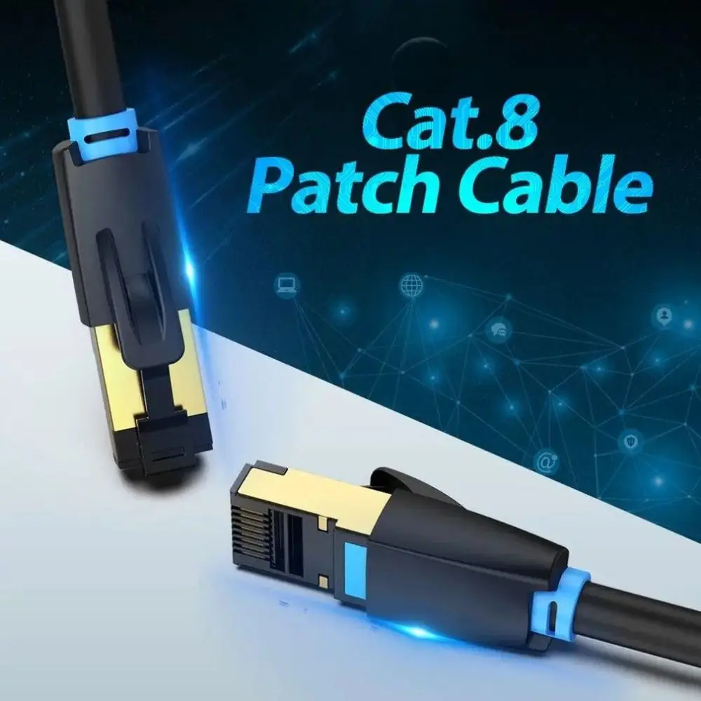 Портативный удлинитель Ethernet из ПВХ 40 Гбит/с
