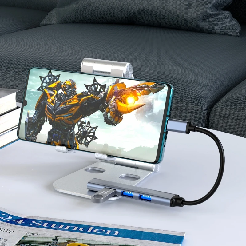 

USB-хаб 3,0 с 4 портами, из алюминиевого сплава