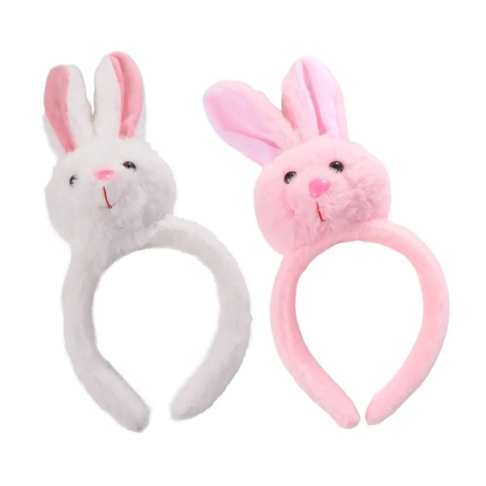 

Face Plush Animal Cartoon Headdress Headwear Women Hair Hoop Hair Accessories Korean Style Headband Rabbit Hairband