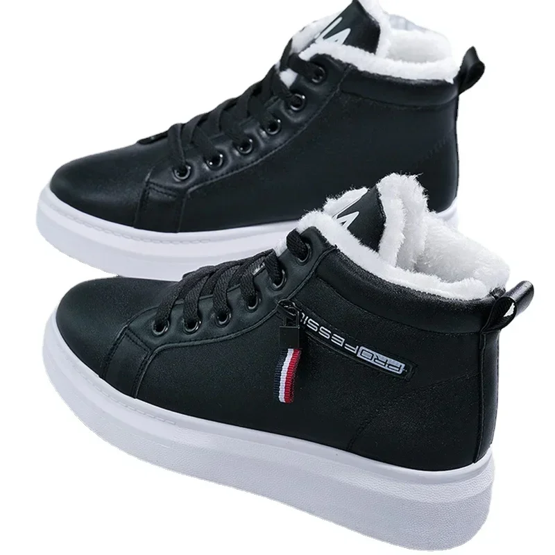 Женские ботильоны на шнуровке теплые кроссовки из искусственной кожи плоской