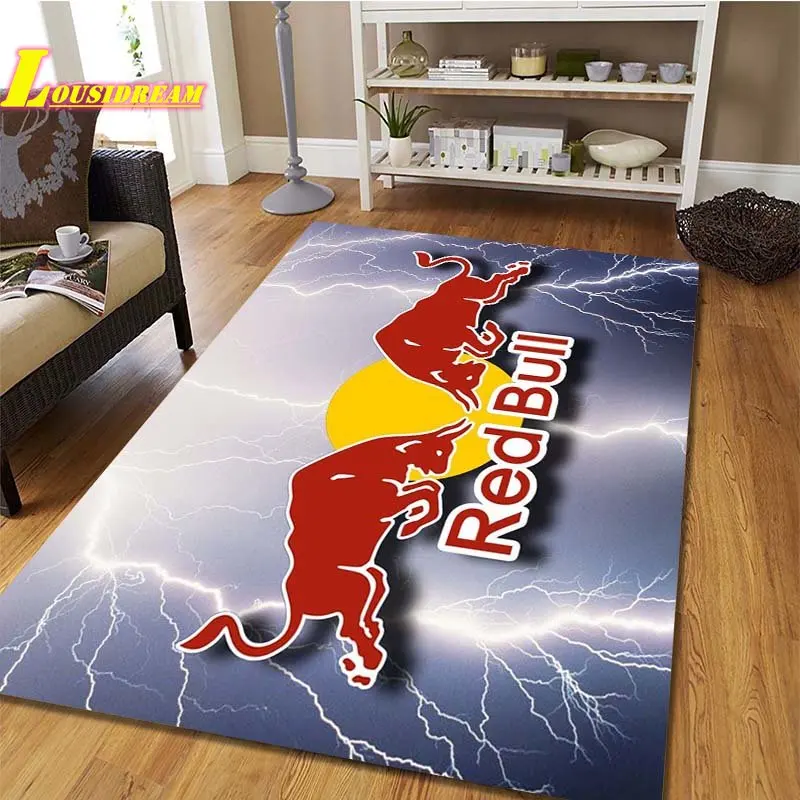 

Red Bull Creative Carpet Living Room Bedroom Decorative Carpet Floor Mat Kitchen Bathroom Balcony Anti-Slip Door Mat Floor Mat