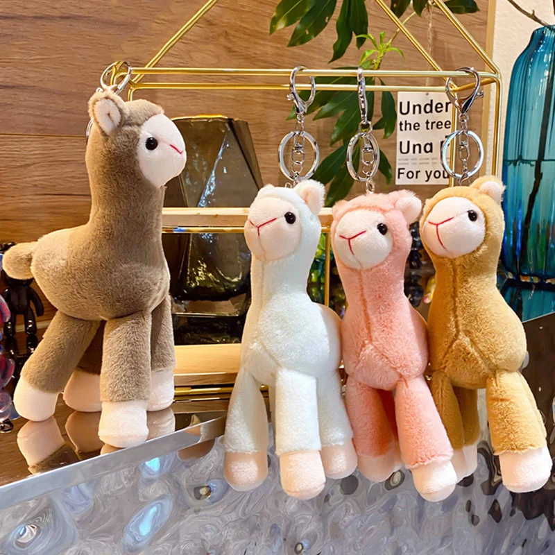 

Прекрасная плюшевая игрушка-альпака, японская альпака, мягкая набивная Милая Овечка, лама, животные, куклы, брелок, кукла