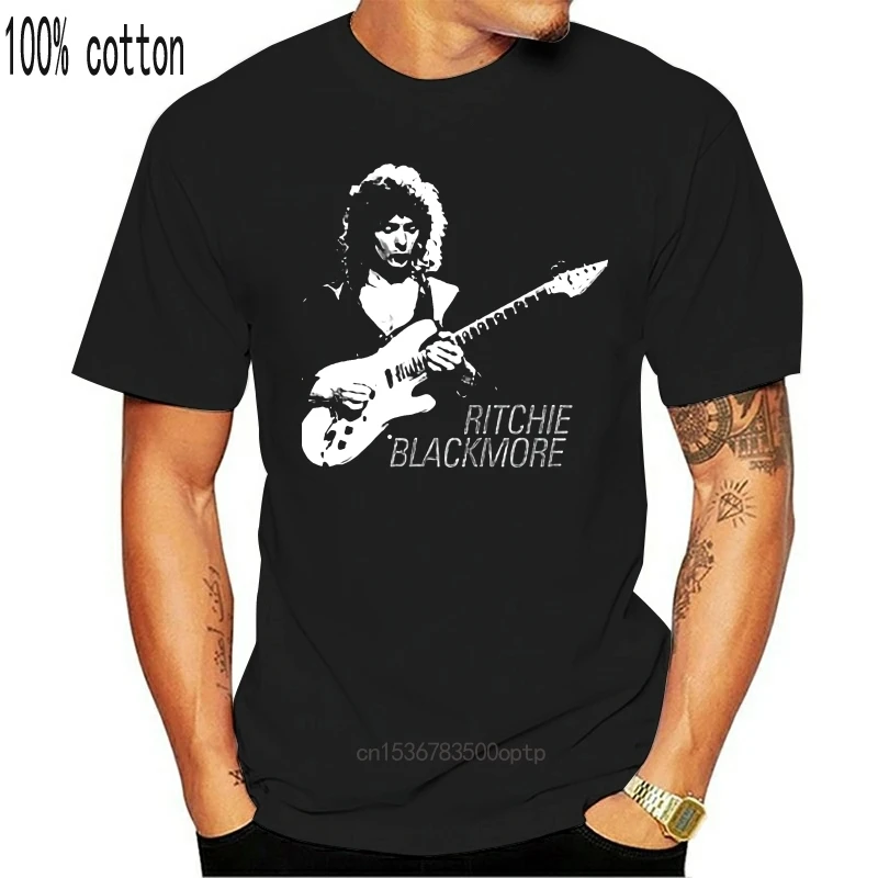 Черная футболка Ritchie Blackmore размер от-S до 5XL | Футболки