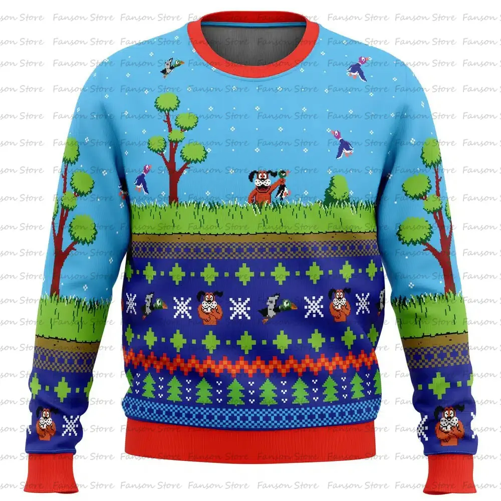 Duck Oververdose-Pull de Noël pour hommes женские Sweat à capuche couple Dessin animé jeu Anime Y-2025 Mode Nouv