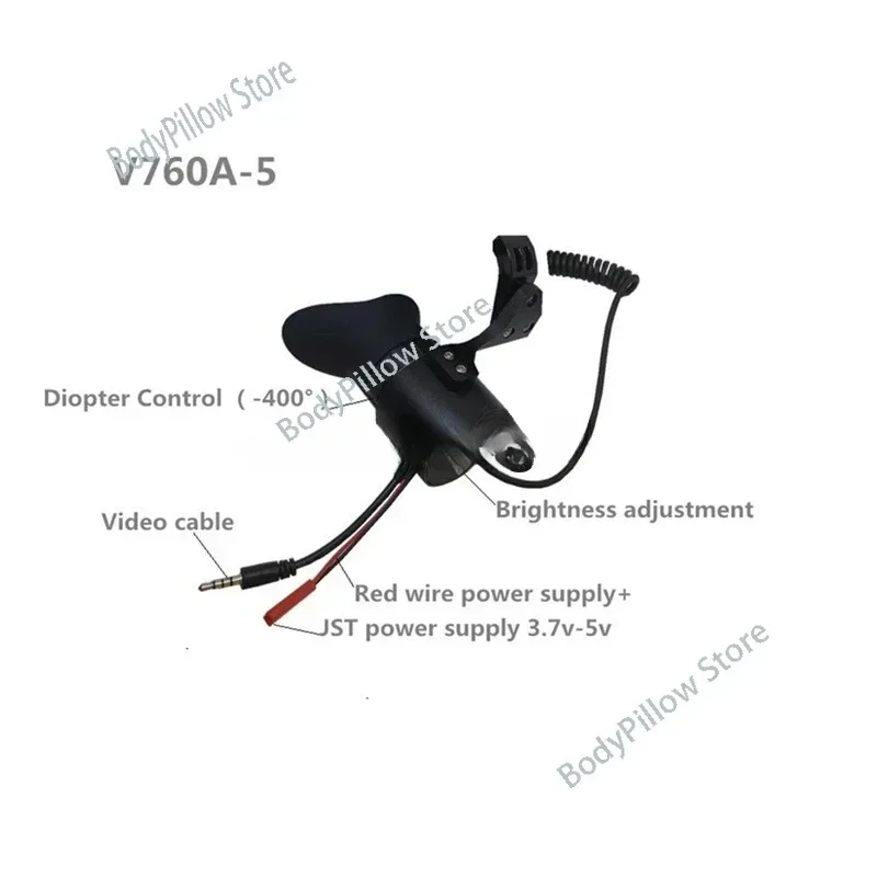 V760A-5/V760A-3 Носимый дисплей с креплением на голову эффект 90 дюймов/80 дюймов для