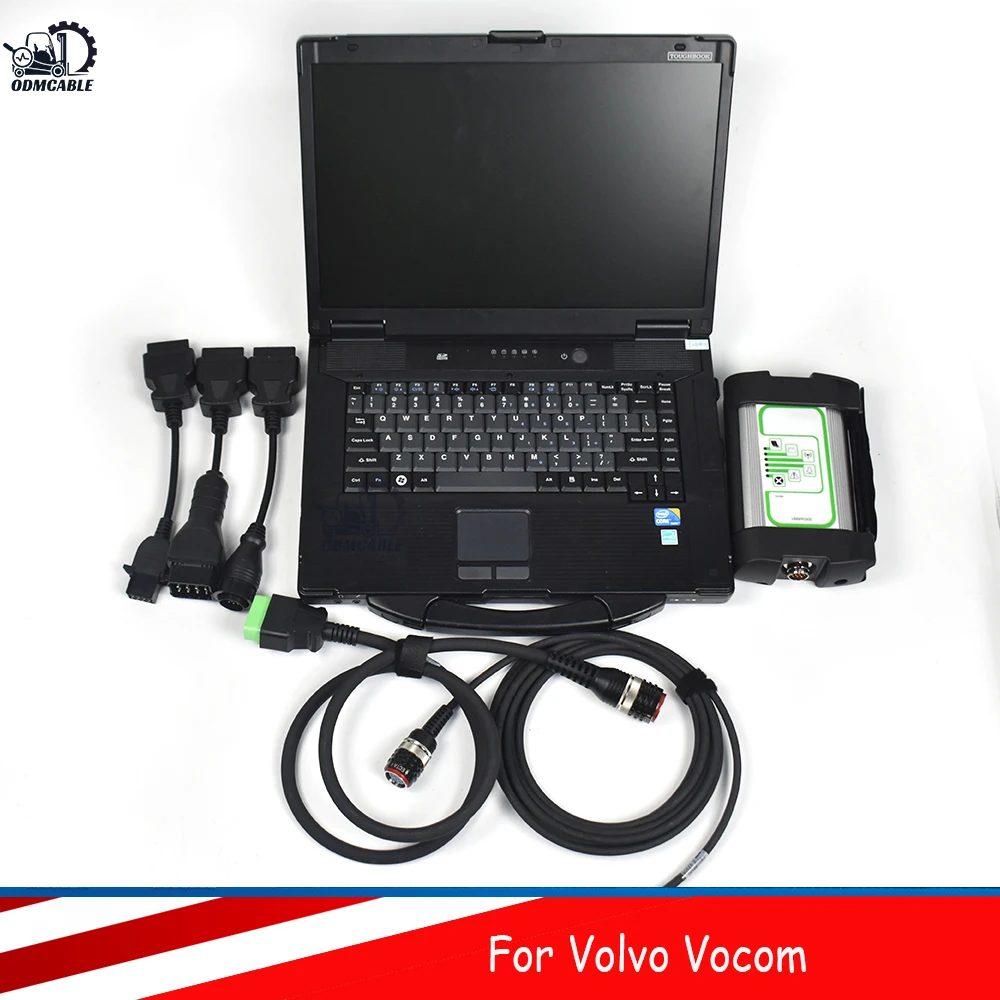 

for volvo vocom 88890300 scanner for volvo/renault/ud/mack truck diagnostic vocom 1 truck diagnostic tool with cf 52 laptop