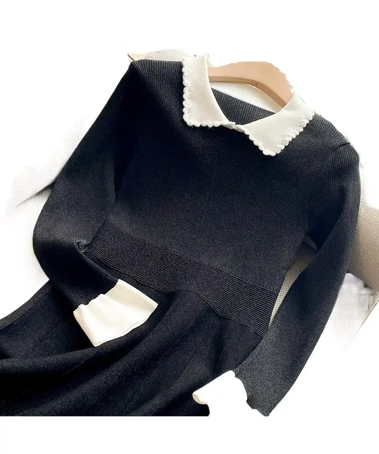 

2023 Women's Clothing Hand crochet lace knitted dress 0812