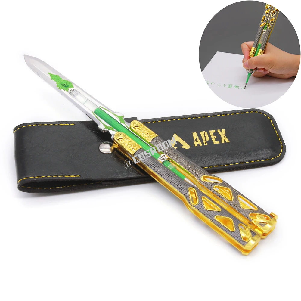 Апекс легенды октановая реликвия сплав Balosong 21 см ручка для подписи нож-бабочка