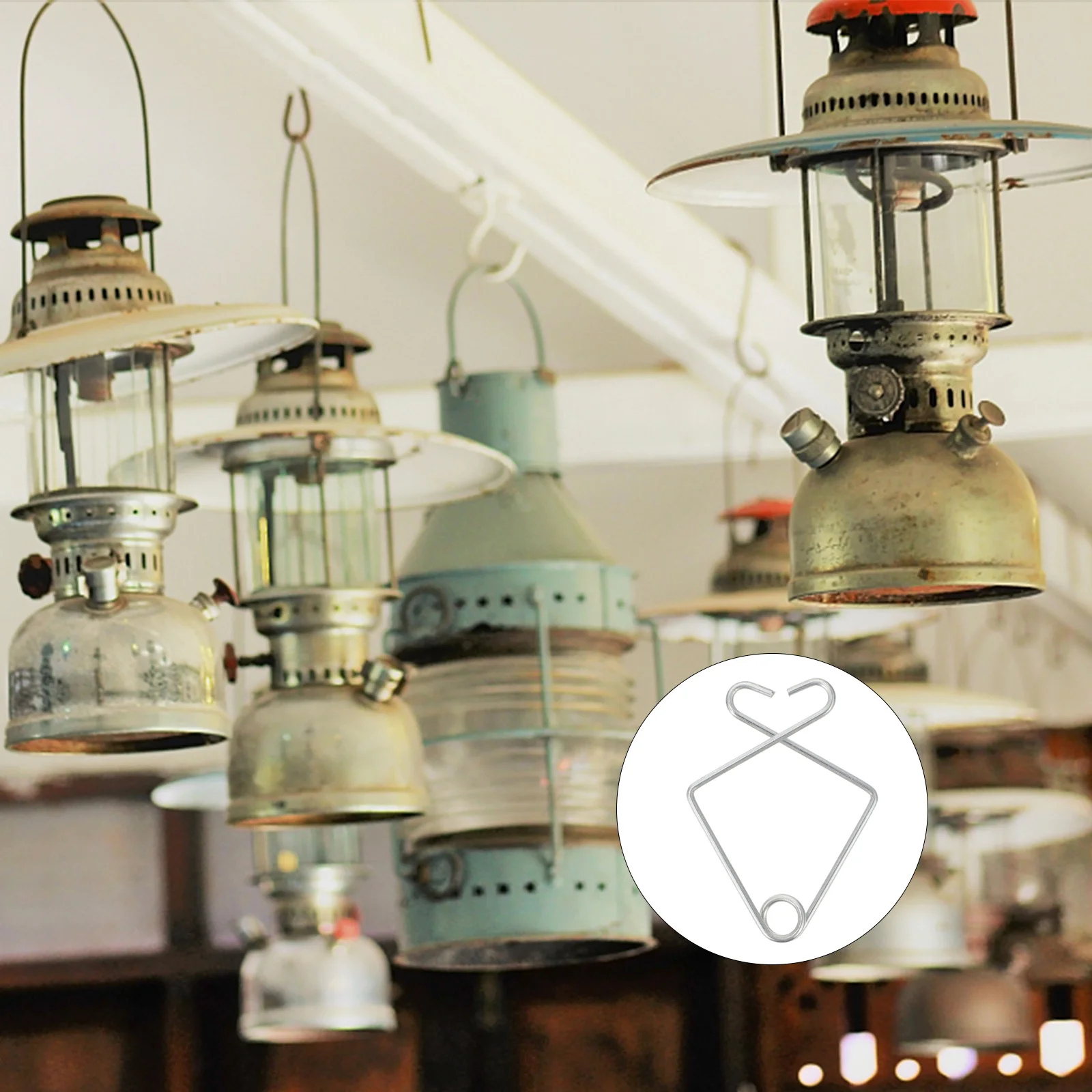 

Ceiling Clips Hook Metal Suspended Droputility Hooks Hanging White Color Grid Wall Mount Lanterns Hangers Cup
