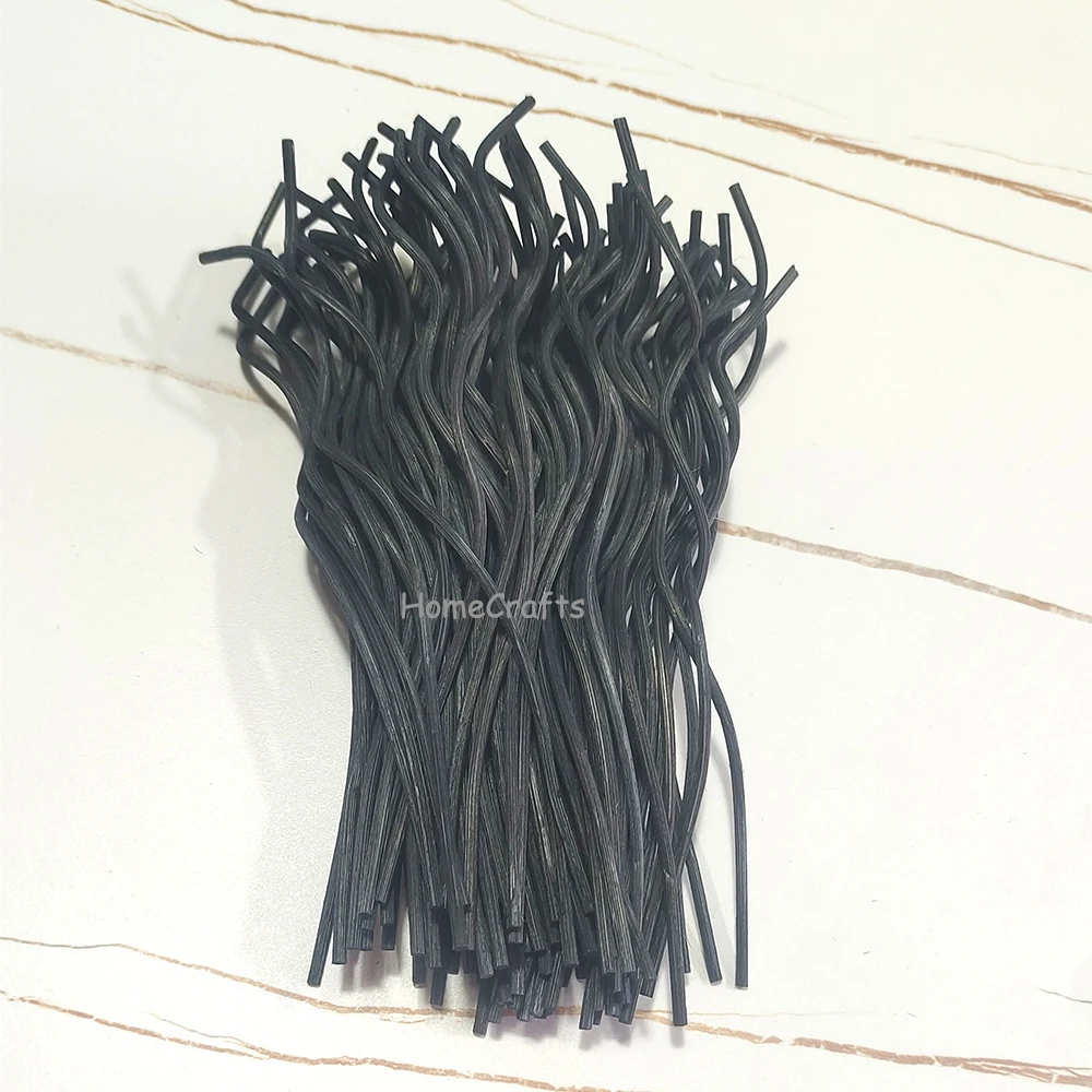 

10/50/100pcs Wavy Rattan Reed Fragrance Diffuser Replacement Refill Sticks DIY Handmade Home Decor Perfume Natural Essential Oil