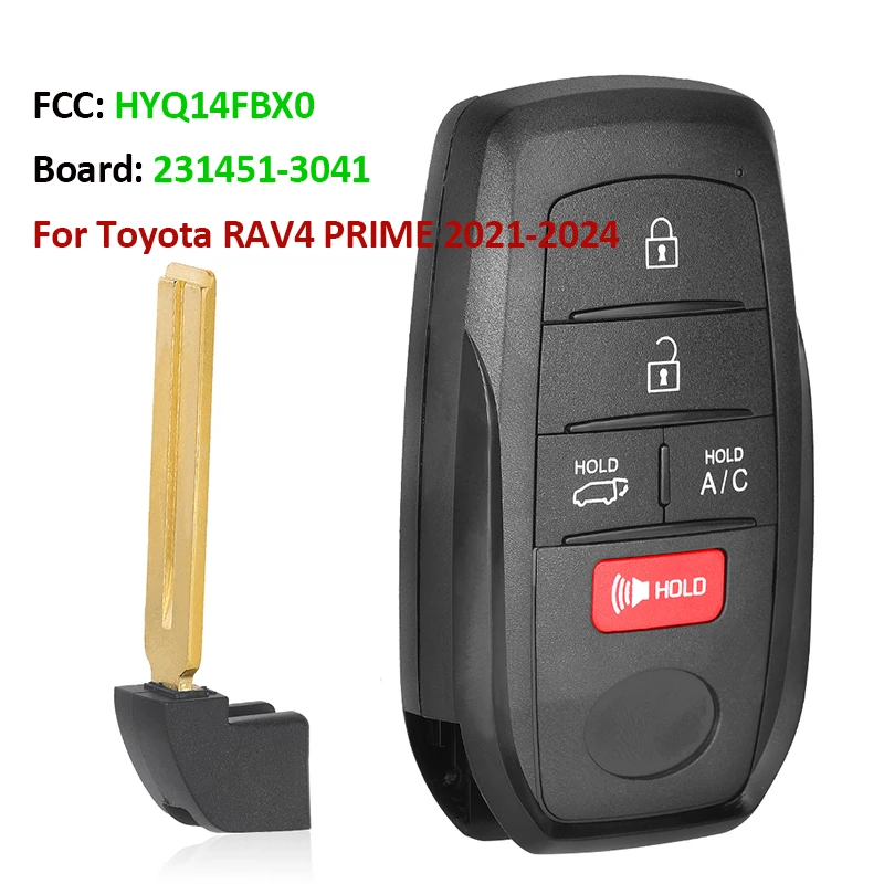 

DIYKEY 231451 -3041, HYQ14FBX для Toyota Crown Grand Highlander Prius RAV4 Sequoia Sienna Tundra Venza BZ4X умный дистанционный брелок