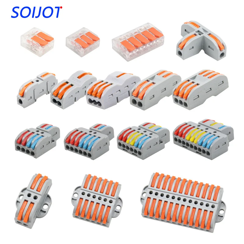 50/100 шт мини Быстрая универсальная проводка провода СОЕДИНИТЕЛЬ НАБОР