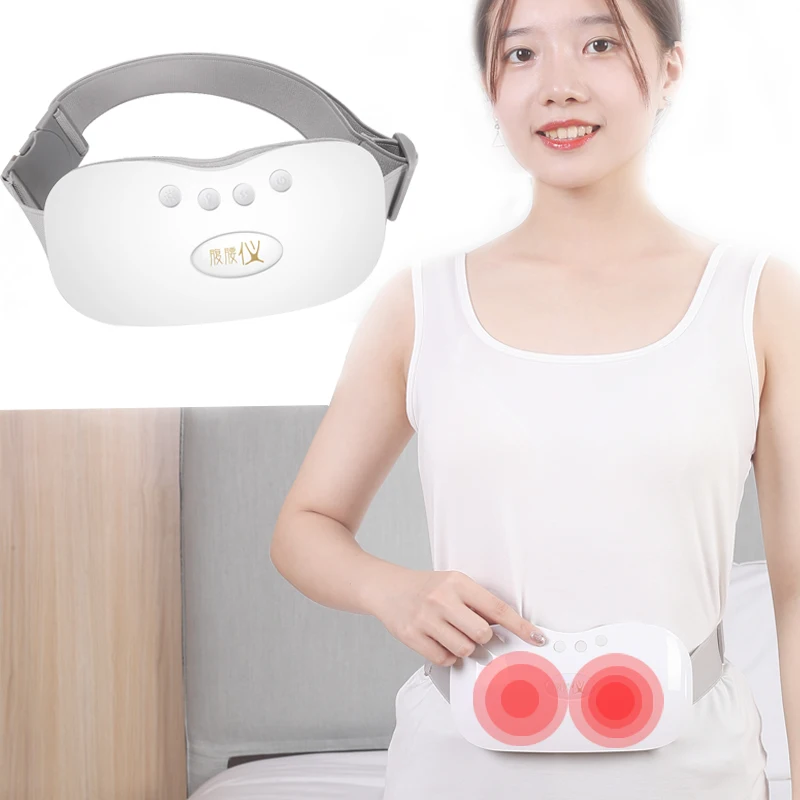 

Vibrating warm palace belt warm therapy pain relief usb rechargeable abdomen massage electric heated waist belt for dysmenorrhea
