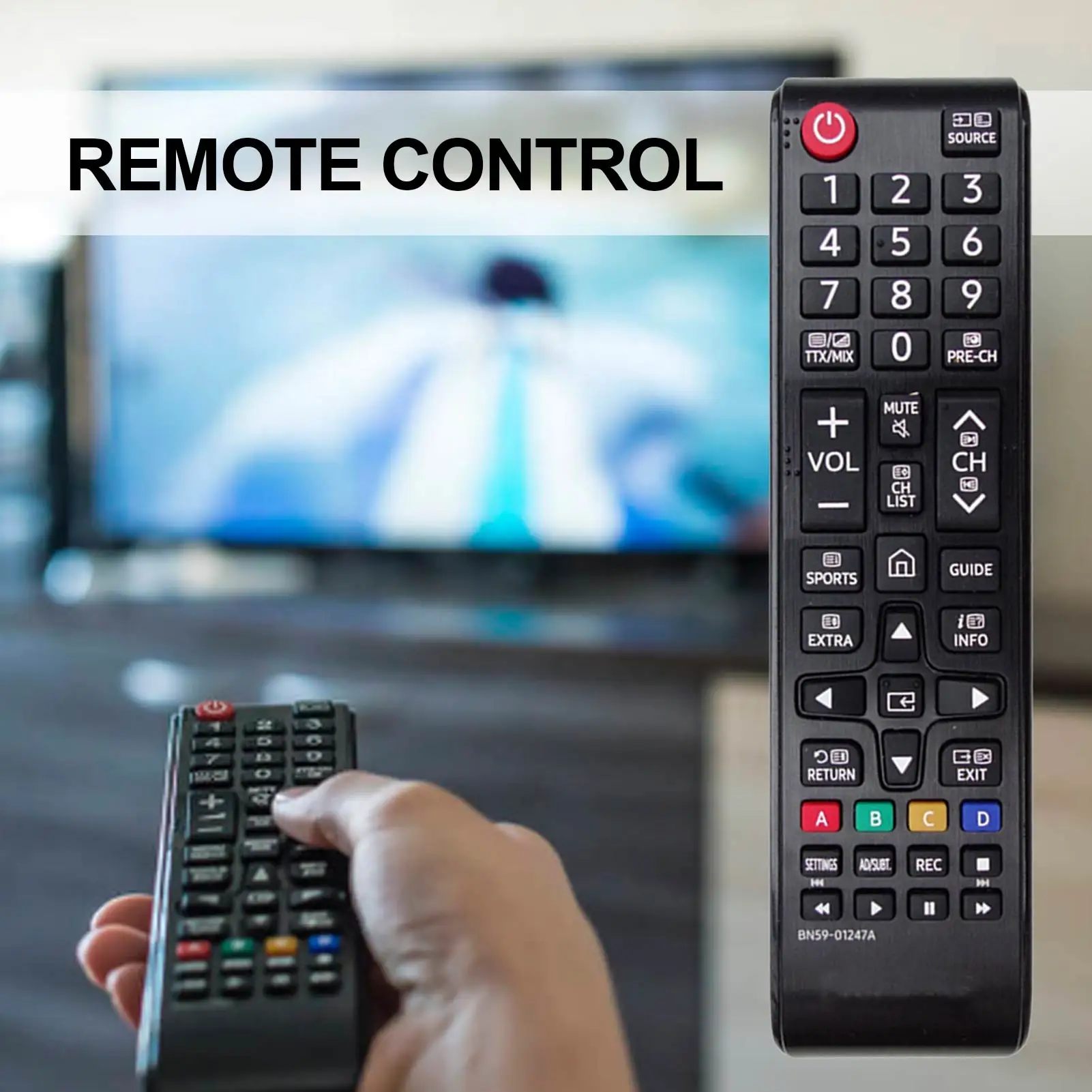 

TV Remote Control BN59-01247A For Samsung LCD LED HDTV 3D Smart TV High-end Remote Controller Replacement Accessories