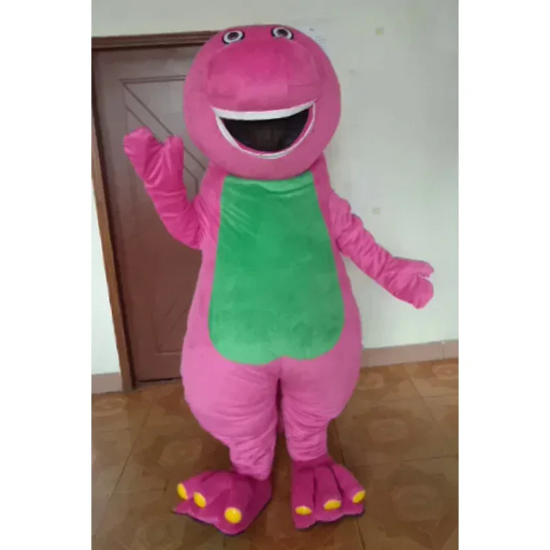 High Quality Sale Of Barney Mascot Dragon Costume Christmas Halloween Animal Funny Dinosaur Cosplay ADULT SIZE FREE M20
