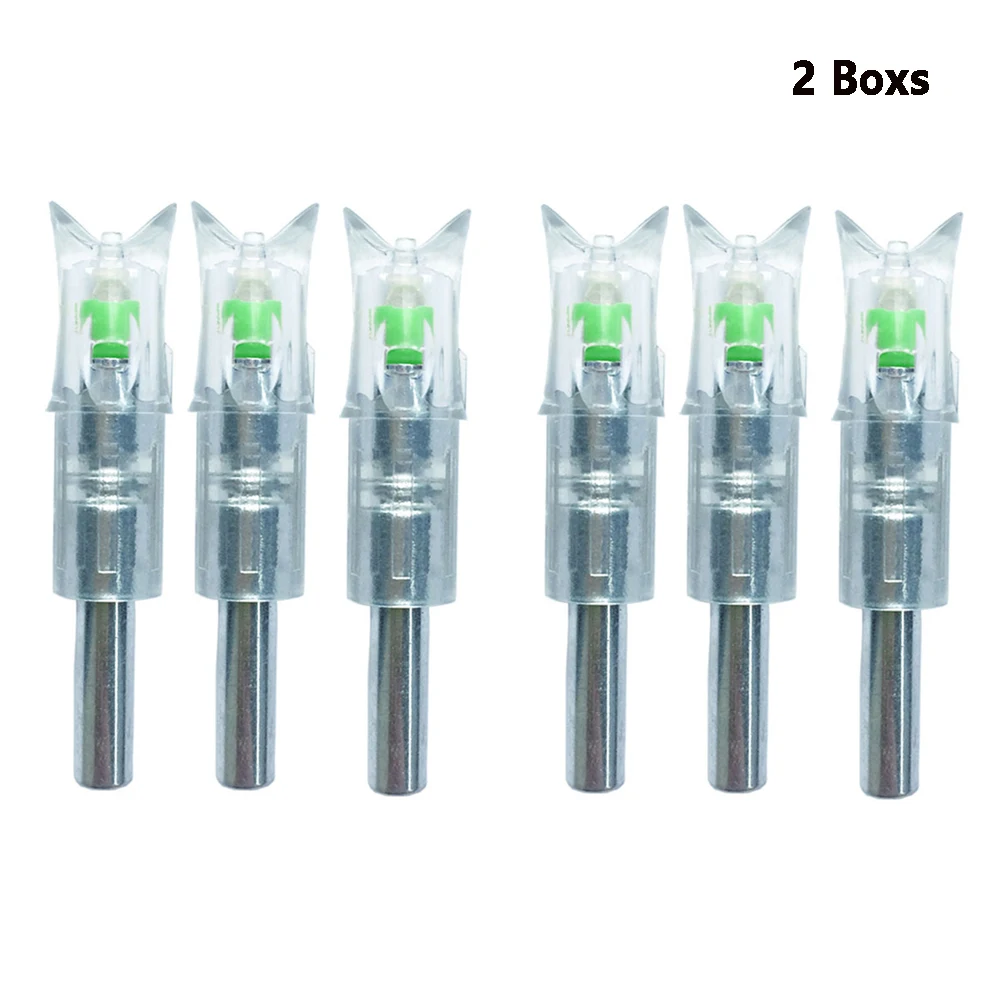 

6pcs Lighted Nocks Screwdriver Accessories Tail Bowstring Actived Crossbow Bolts For Archery Automatic Light Battery Powered Led