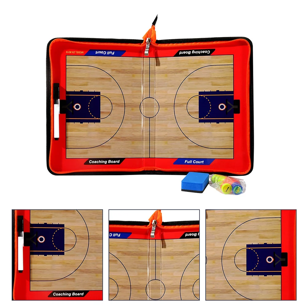 

1 Set Magnetic Basketball Coaching Training Board PVC Basketball Strategy Board