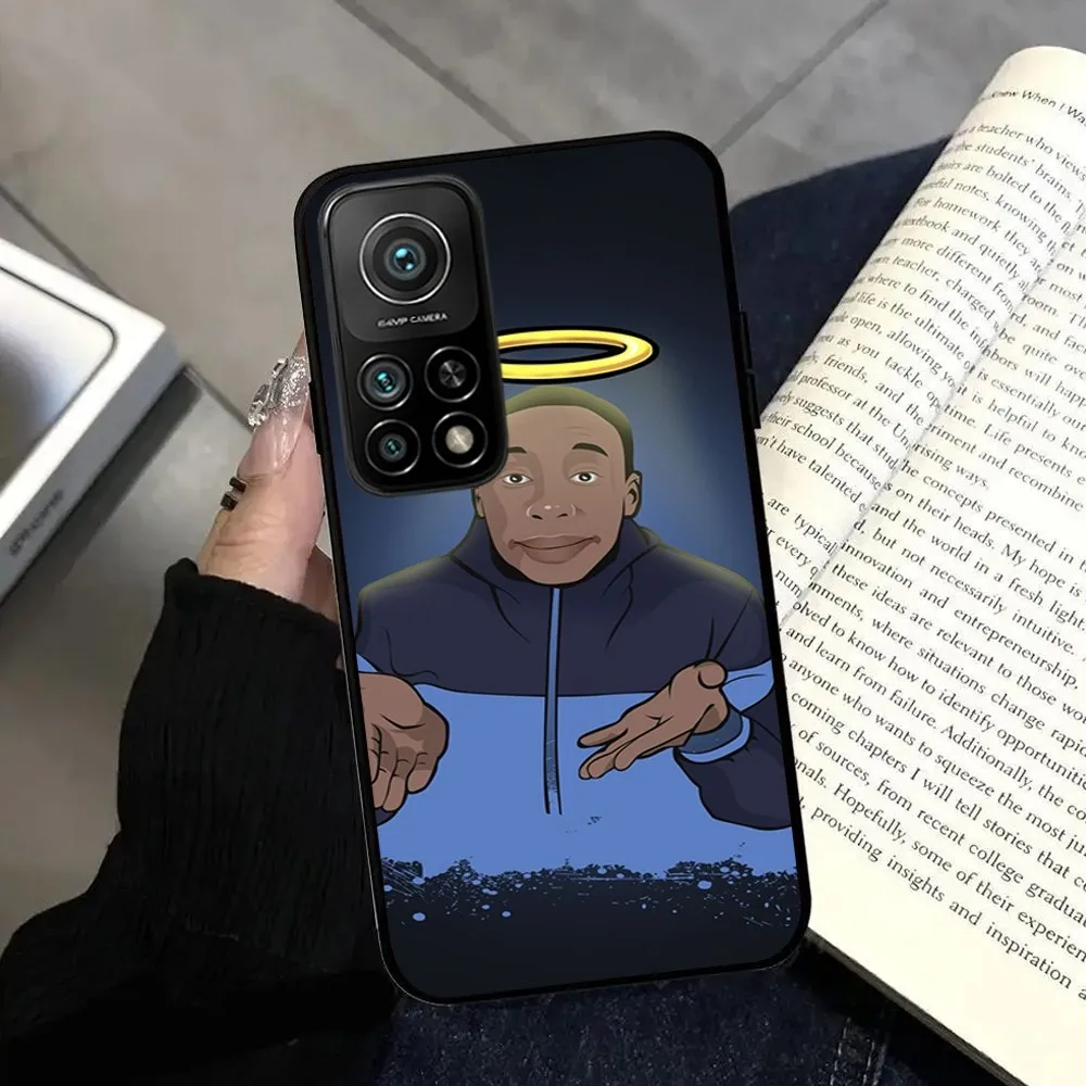 Забавный чехол для телефона с героями мультфильмов Khaby Lame Samsung S24 23 22 21 Note 20 10 9 8 Ultra