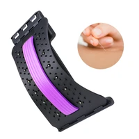 magnetotherapy adjustment back massager stretcher waist neck stretch support pain relief lumbar relaxation fitness massage
