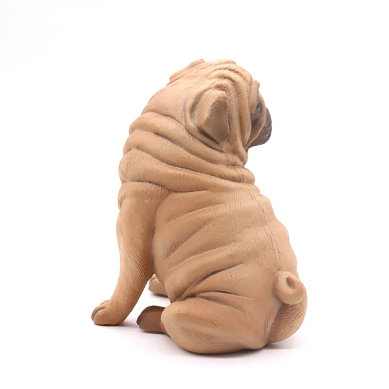 Имитация мопса собака Мопсы клоун украшения животное модель домашнего животного